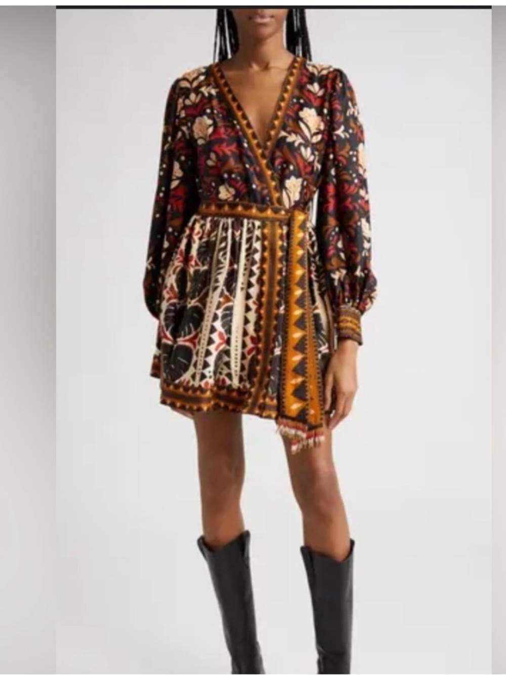 Farm Rio Tapestry Garden Mini Dress - Picture 2 of 15